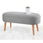 Lorence Home Gri Lednok Bench Puf