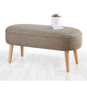 Lorence Home Kahverengi Lednok Bench Puf