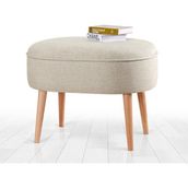 Lorence Home Krem Timoon Puf