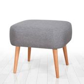 Lorence Home Parrot Açık Gri Puf