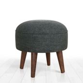 Lorence Home TY4066 Gri Yeşil Deff Puf