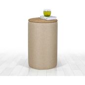Lorence Home TY6082 Krem Filika Sehpa Krem Puf