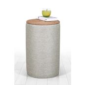 Lorence Home TY6084 Gri Filika Sehpa Gri Puf