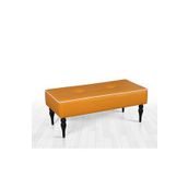 Lorence Home TY9014 Turuncu Lungo Deri BenchTuruncu Puf