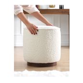 Lorence Home TY94233 Hellin Kürk Puf