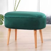 Lorence Home Yeşil Moile Puf