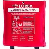 Lorex LR-FB1512C 150x120 cm Çantalı Yangın Söndürme Battaniyesi