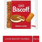 Lotus Biscoff Crumble Bisküvi Kırıkları 750 g - Karamelize Bisküvi Parçaları, Alerjen İçermez, Pasta ve Tatlı Süslemeleri İçin Mükemmel