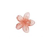 Lotus Saç Tokası – Büyük Boy 8 cm, Tekli Saç Tokası, Lotus Çiçeği Tasarımı (Pırıltılı Yavruağzı)