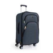 Louisiana Polo 1081 Lacivert 4 Teker Kumaş Büyük Boy Valiz