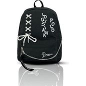 Louisiana Polo 1141 Siyah-Beyaz Laptop Bölmeli Okul Çantası