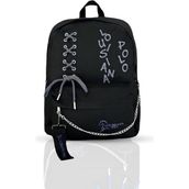 Louisiana Polo 1141 Siyah-Füme Laptop Bölmeli Okul Çantası
