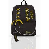 Louisiana Polo 1141 Siyah-Sarı Laptop Bölmeli Okul Çantası