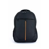 Louisiana Polo 2121 Siyah Turuncu 3 Bölmeli Laptop Okul Sırt Çantası