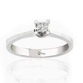 Lova Pırlanta 1030112-18 Toplam 0.30 Karat Tektaş Pırlanta Yüzük