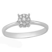 Lova Pırlanta 1040059-21 Toplam 0.21 Karat Tektaş Pırlanta Yüzük