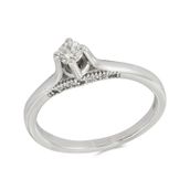 Lova Pırlanta 1060060-10 Toplam 0.27 Karat Tektaş Pırlanta Yüzük