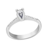 Lova Pırlanta 1070021-21 G Renk 0.21 Karat Tektaş Pırlanta Yüzük