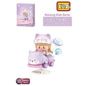 Loz FFLZ-4305 Creative Serisi Sallanan Mor Tilki Modeli 190 Parça Oyuncak Yapım Seti