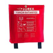 LR-FB1010C 100X100 cm Çantalı Yangın Söndürme Battaniyesi - standart
