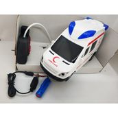 Lrs Store Oyuncak Ambulans Şarjlı Uzaktan Kumandalı Full Fonksiyon Sirenli 3D Işıklı Yüksek Kalite Şarzlı Araba - Beyaz
