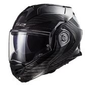 LS2 Advant X Karbon Çene Açılır Siyah Motosiklet Kaskı