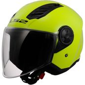 LS2 Airflow Neon Sarı Açık Motosiklet Kaskı