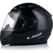 LS2 Rapid 2 Parlak Siyah Kapalı Motosiklet Kaskı