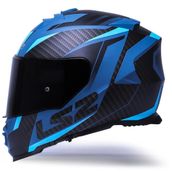 LS2 Storm 2 Racer Full Face Motosiklet Vizörlü Siyah Kaskı