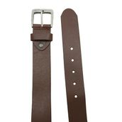 LTB Erkek Kare Tokalı Kahve Rengi Kemer - 85 cm - Kahverengi