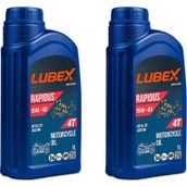 Lubex Rapidus 15W-40 1 L 2'li 4 Zamanlı Motosiklet Yağı