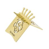 Lubinski New Lion Özel İşleme Motifli Puro Sehpası Gold Lion-2 LB-902