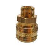 Lüdecke ES-38-A 3/8 inç Erkek Stoper Gövde
