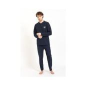 Lukitus Büyük Beden Battal Erkek Pijama Takımı Rimol-bbb Lacivert