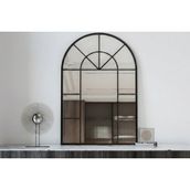 Lukka Metal Çerçeveli Ayna, Siyah, 120X80 Cm