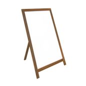 Lüks Ahşap Ayaklı Yazı Tahtası 50x70cm - Beyaz