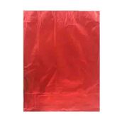 Lüks Metalize Hediye Poşeti 30X45 cm 50 Adet Kırmızı
