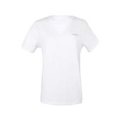 Lumberjack 11CT126 4 FX WB V Neck Beyaz Kadın T-shirt