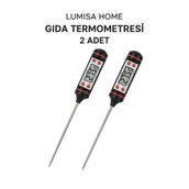 Lumisa Home 2 ADET Dijital Gıda Termometresi Derece Ölçer Gıda Termometresi Süt Maya Yoğurt Mayalama ne
