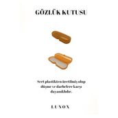 LUNOX (569) Gözlük Koruma Kutusu Turuncu