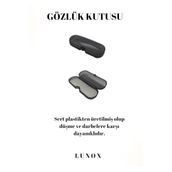 LUNOX (571) Gözlük Koruma Kutusu Füme