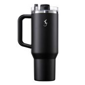 Lurch 240978 Big Cup 1.2 lt Mat Siyah Paslanmaz Çelik Termos