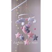 LusnikaStore (MÜZIKLİ)bebek Odasi Besik Dönencesi Besik Yani Süsü Bebek Odasi Dekorasyon