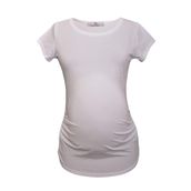 LuvmaBelly Maternity 2009-2015 Beyaz Hamile T-shirt