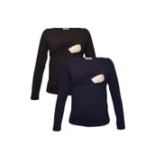 LuvmaBelly MYRA2701-2702 Emzirme T-shirt Seti