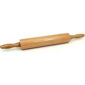 Lüx Dönerli Hamur Açma Yufka Oklavası 48CM Büyük Boy -Ahşap Merdane - Bej