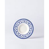 Luxe Celeste 6'lı Çay Tabağı Seti - Mavi/Beyaz