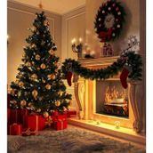 Luxury Series 150 Cm 60 Adet Suslu Ve Isikli Yilbasi Cam Agaci