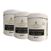 Lyonsey At Kestanesi Masaj Kremi 500 ml 3 Adet