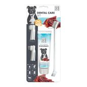 M-Pets Köpekler İçin Biftekli Diş Macunu ve Fırça Seti